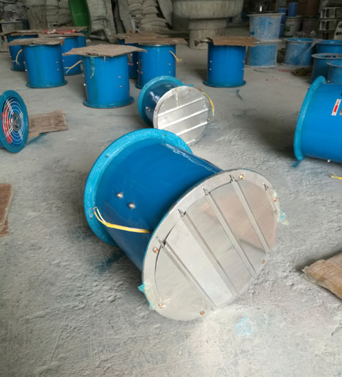 玻璃鋼軸流風機帶自垂百葉